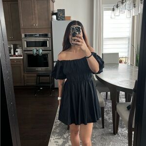 abercrombie puff sleeve dress